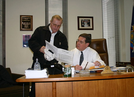Mike with Senator Seward
